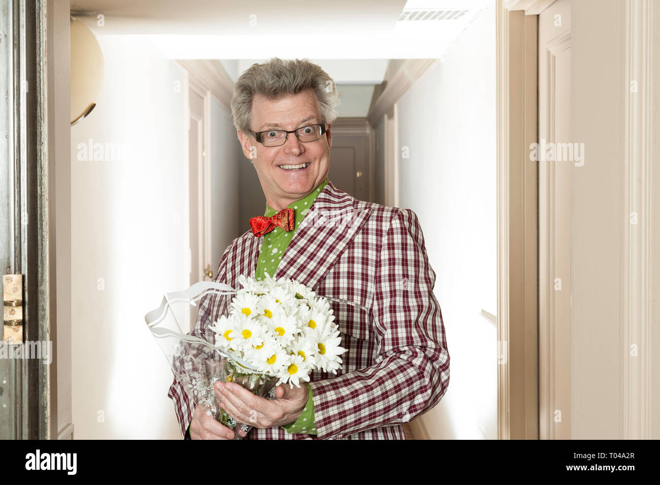 Clueless Blind Date mostra fino poco vestite, STATI UNITI D'AMERICA Foto Stock