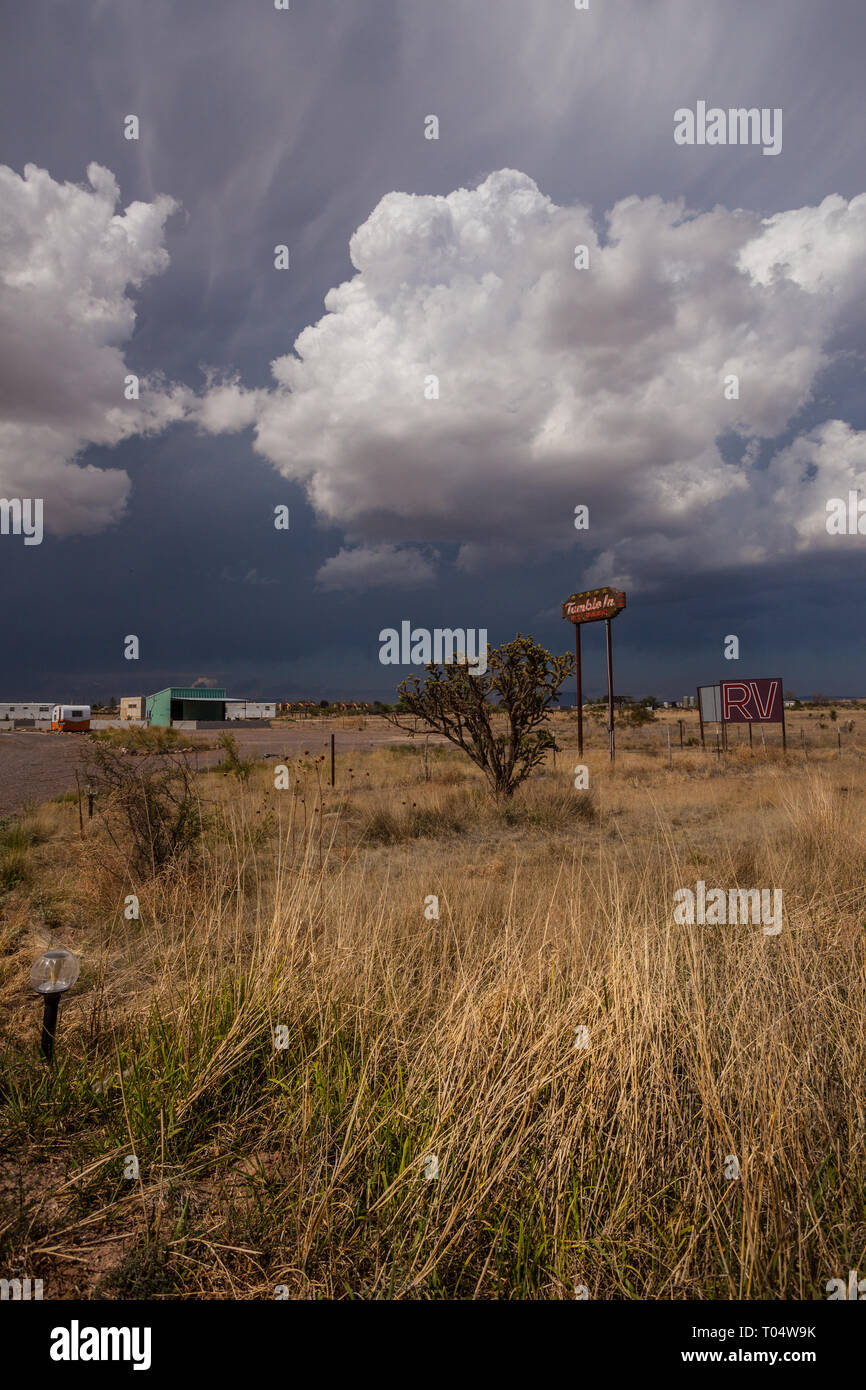 Marfa, Presidio County, Texas, Stati Uniti d'America Foto Stock