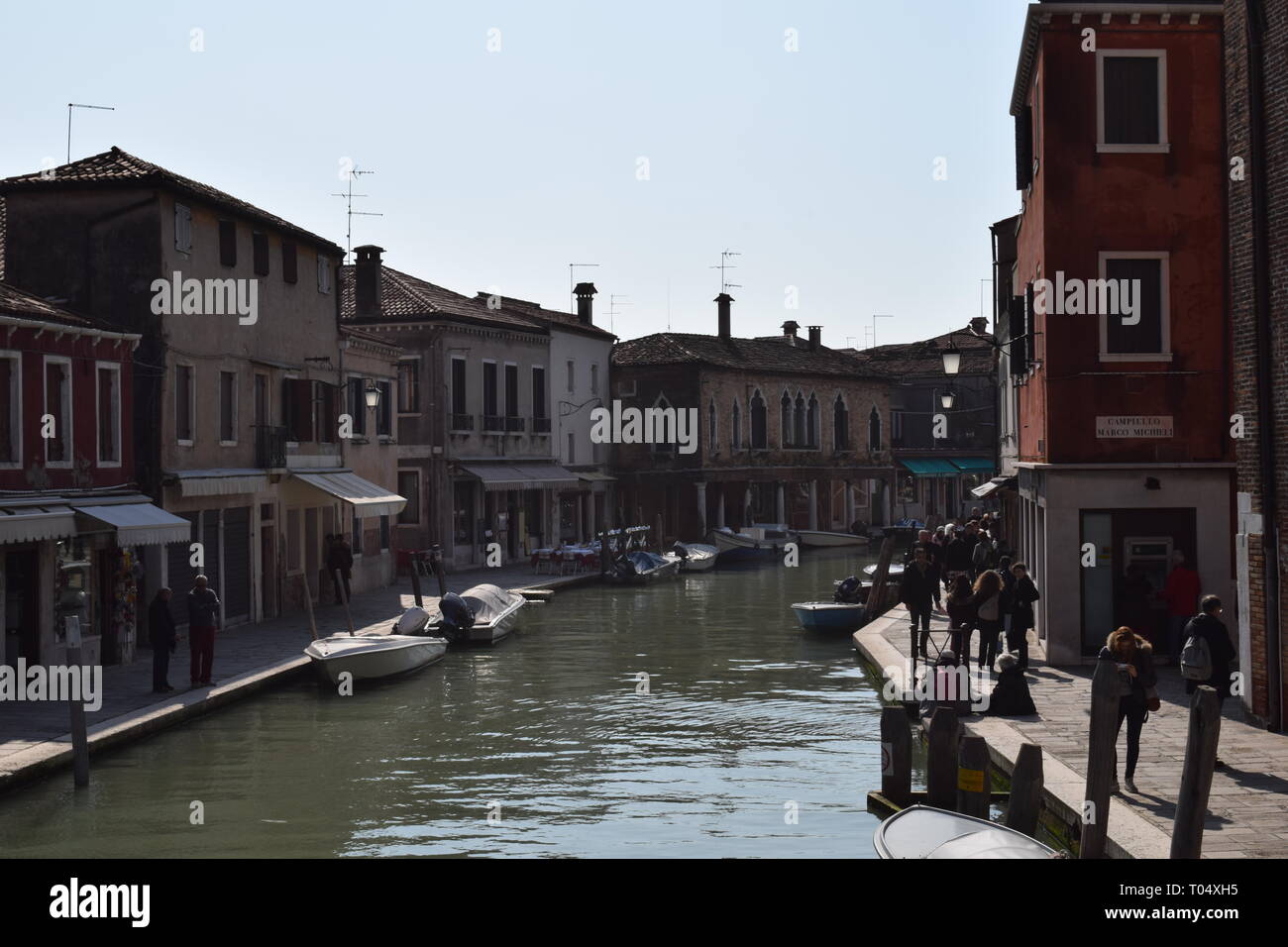Colpo di Venezia vetro rendendo district Foto Stock