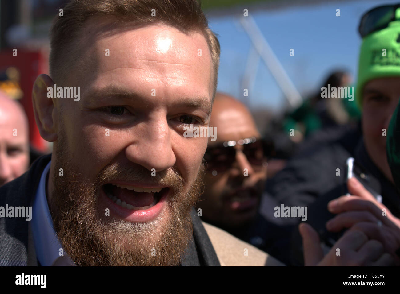 Conor McGregor St.Patrick parata del giorno Chicago Foto Stock