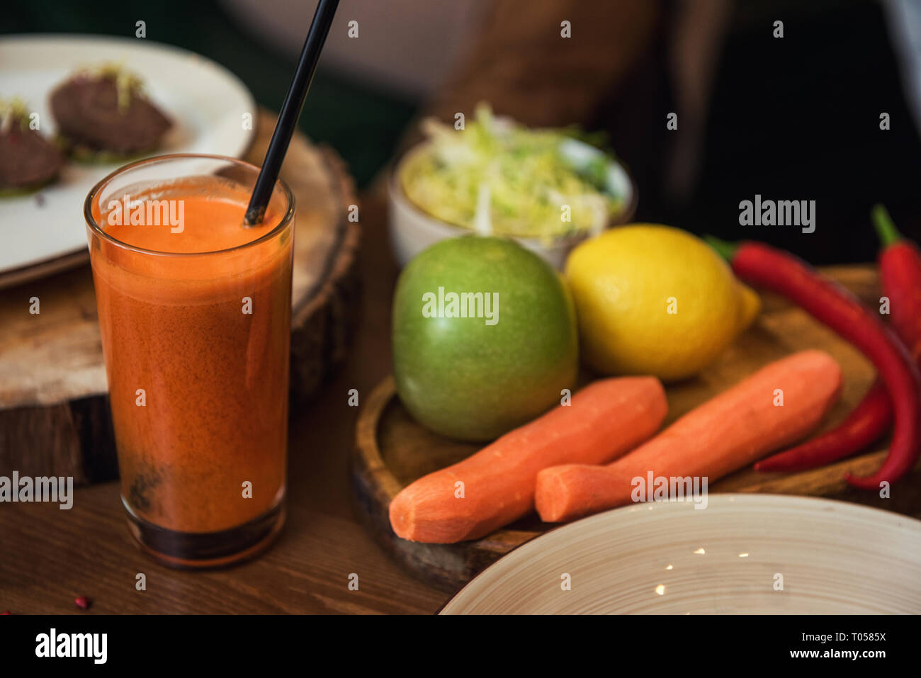 Sano cibo vegetariano Foto Stock