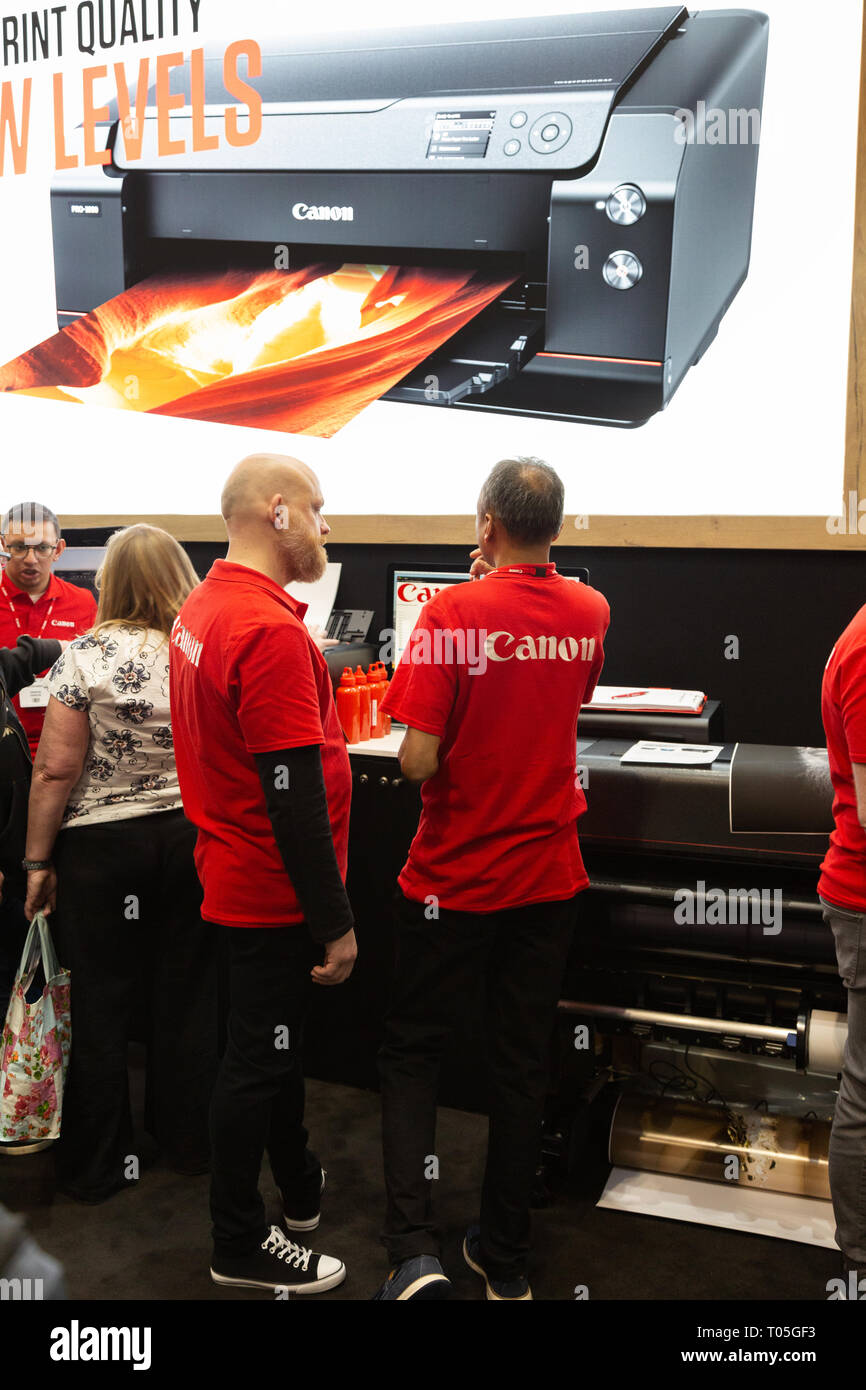 Canon UK personale di fotografia al supporto di Canon, la mostra fotografica, NEC, Birmingham REGNO UNITO Foto Stock