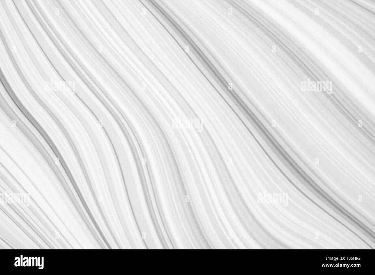 Abstract sfondo bianco con linee lisce Foto Stock