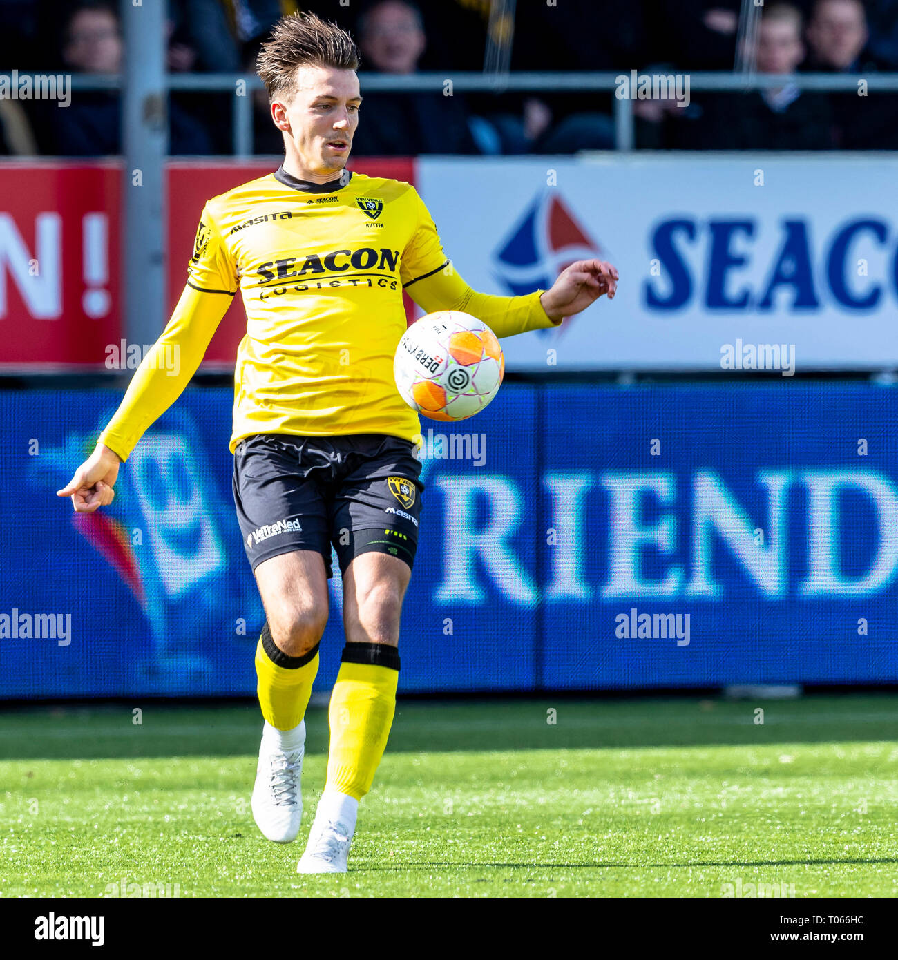 VENLO, Paesi Bassi, 17-03-2019, calcio, VVV stadium De Koel, olandese eredivisie, stagione 2018/2019, VVV Venlo player Moreno Rutten, durante la partita VVV - PSV, Punteggio finale : 0-1 Foto Stock