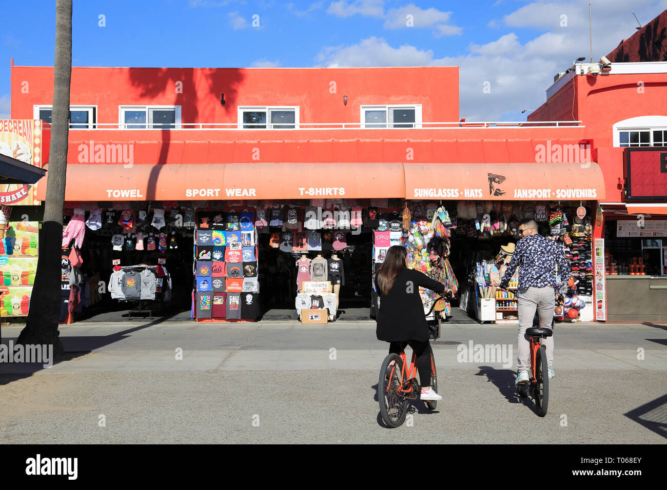 Ocean Front Walk, Venice Beach, Los Angeles, California, Stati Uniti d'America Foto Stock