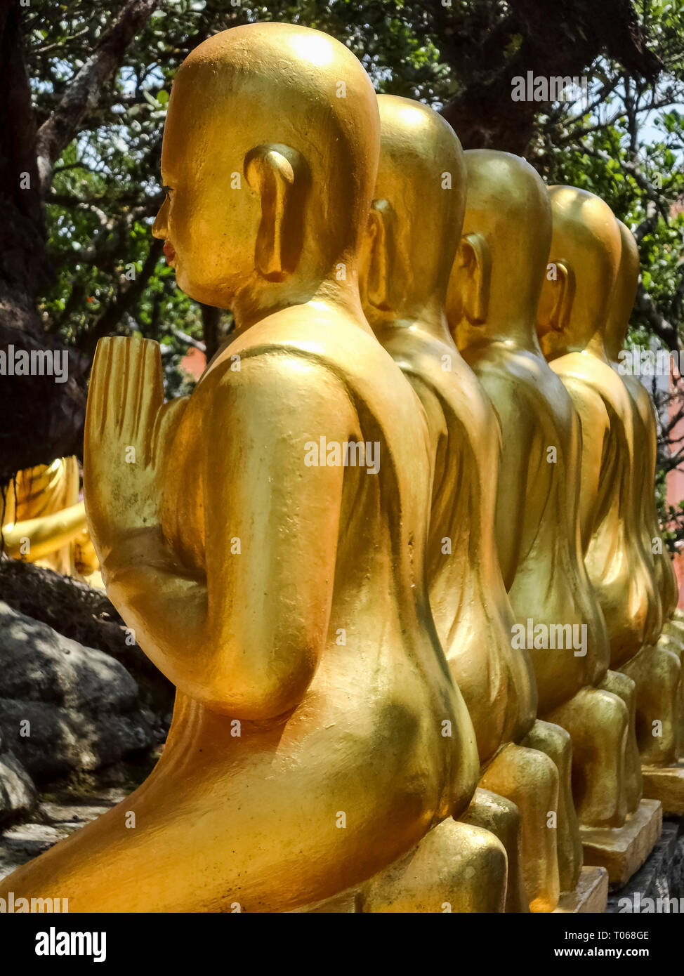 Buddha d'oro Foto Stock