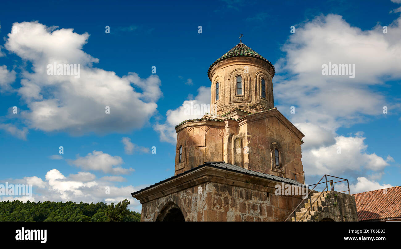 Foto e immagini di Gelati Georgian chiesa ortodossa di San Nicola del XIII secolo. Il medievale Gelati complesso monastico vicino a Kutaisi in Imereti Foto Stock