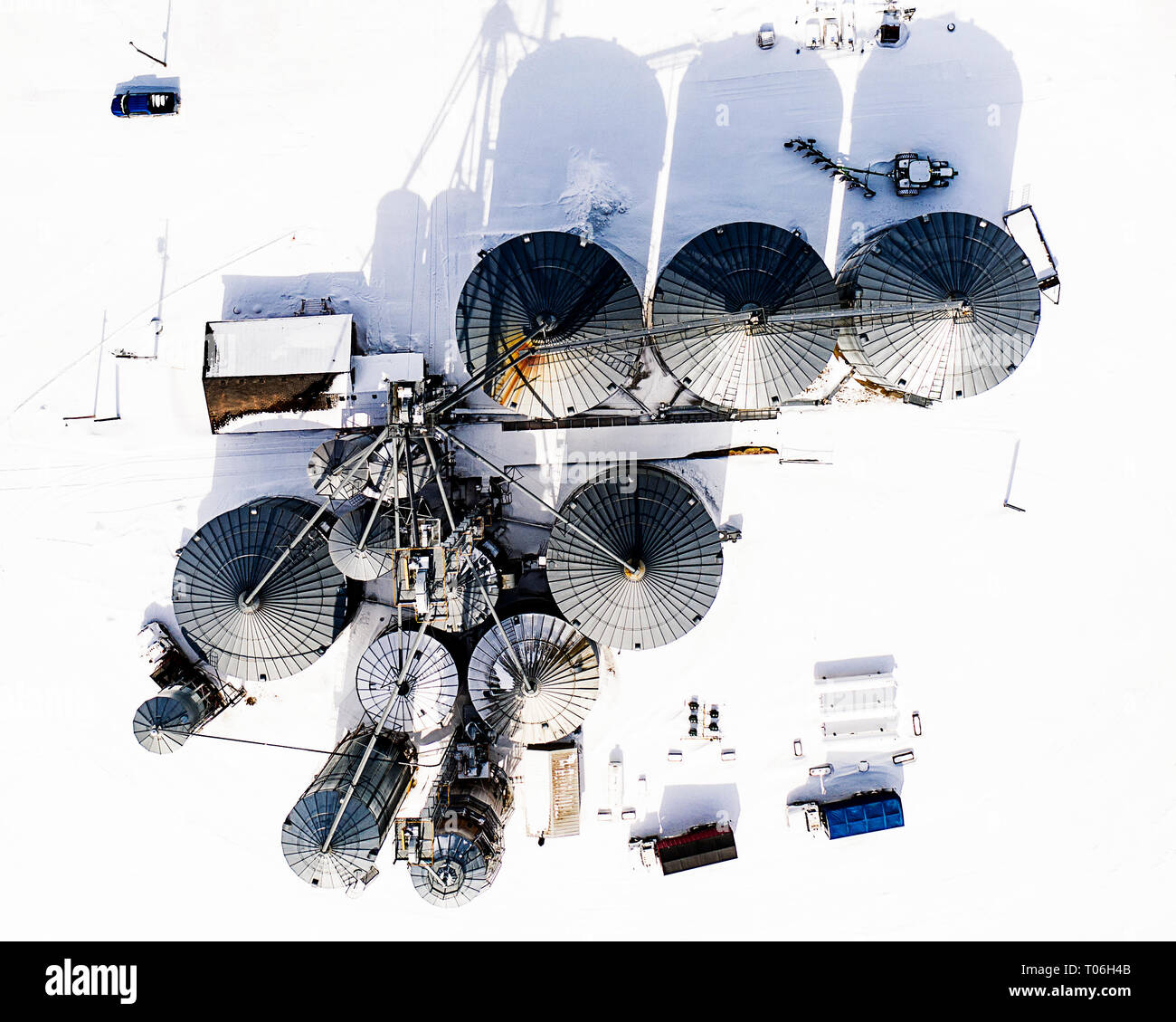 Tutti questi cerchi Foto Stock