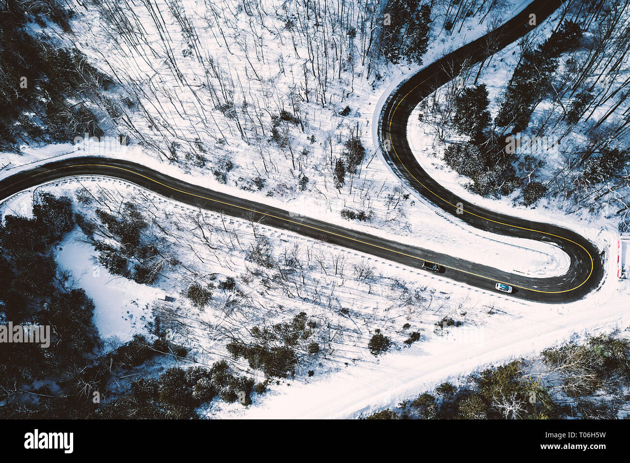 Quelle strade di campagna Foto Stock