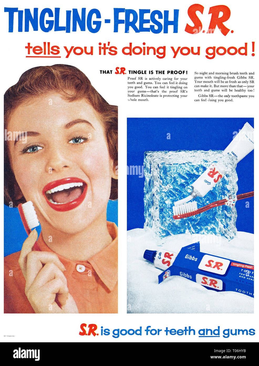 Pubblicità per dentifricio immagini e fotografie stock ad alta risoluzione  - Alamy