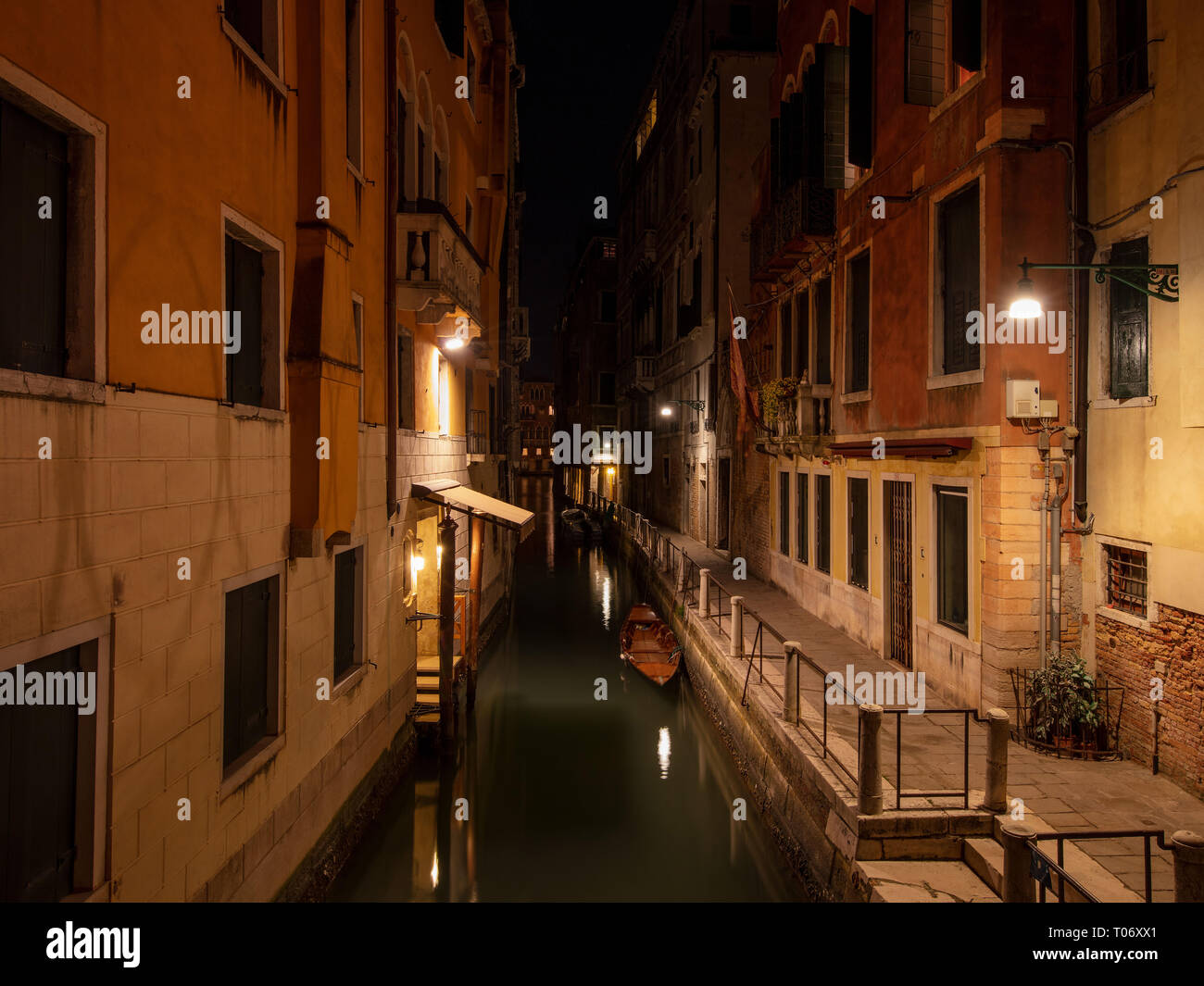 Chiedo round Venezia è uno spettacolo per gli occhi. Questa bellissima città è facile da fotografare. Foto Stock