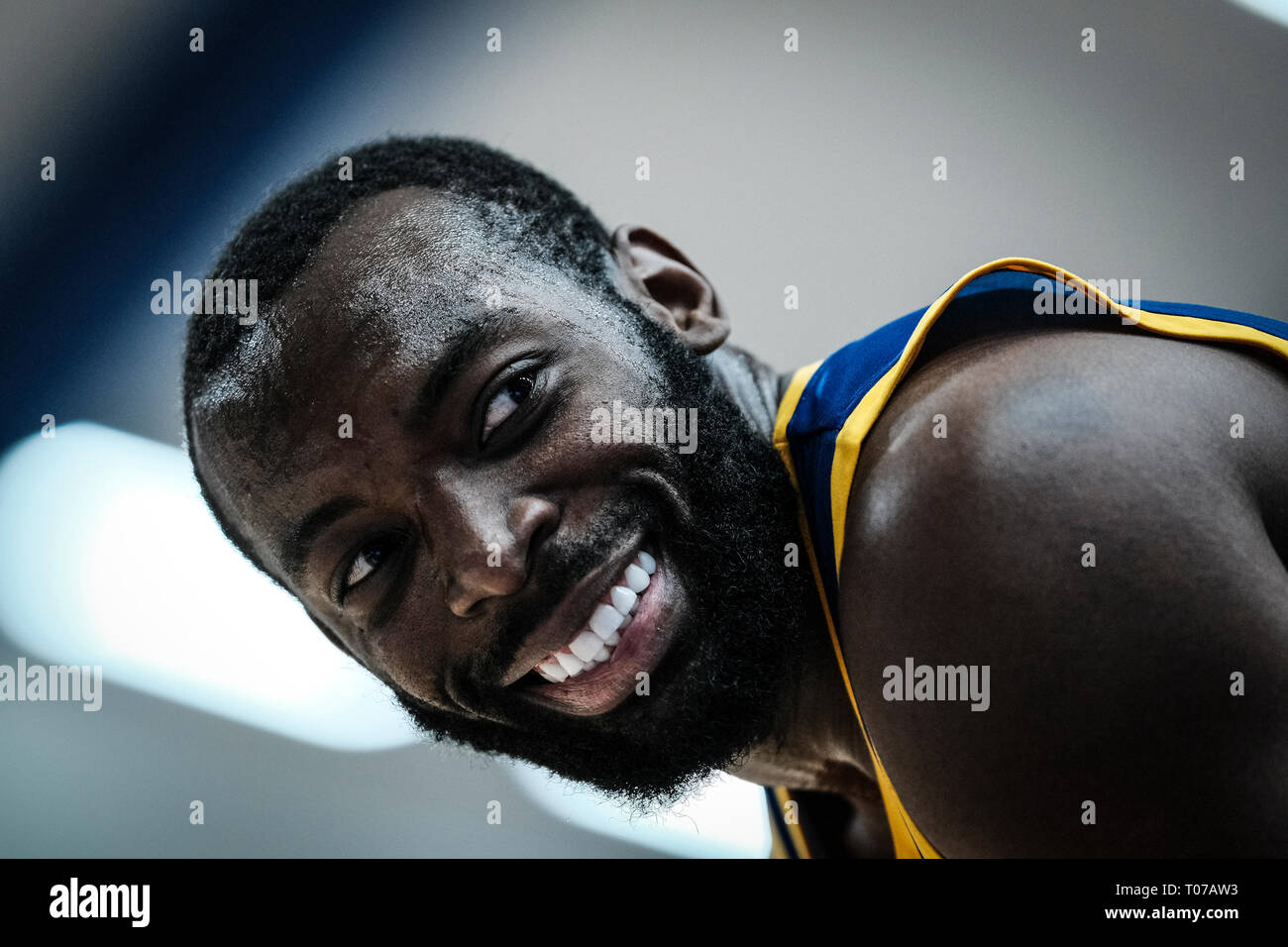Tallinn, Estonia. Xvii Mar, 2019. Charles Jenkins di BC Khimki visto durante il VTB United League come BC Kalev Cramo perso a BC Khimki 85:96 a Kalev Sports Hall a Tallinn. Credito: SOPA Immagini limitata/Alamy Live News Foto Stock