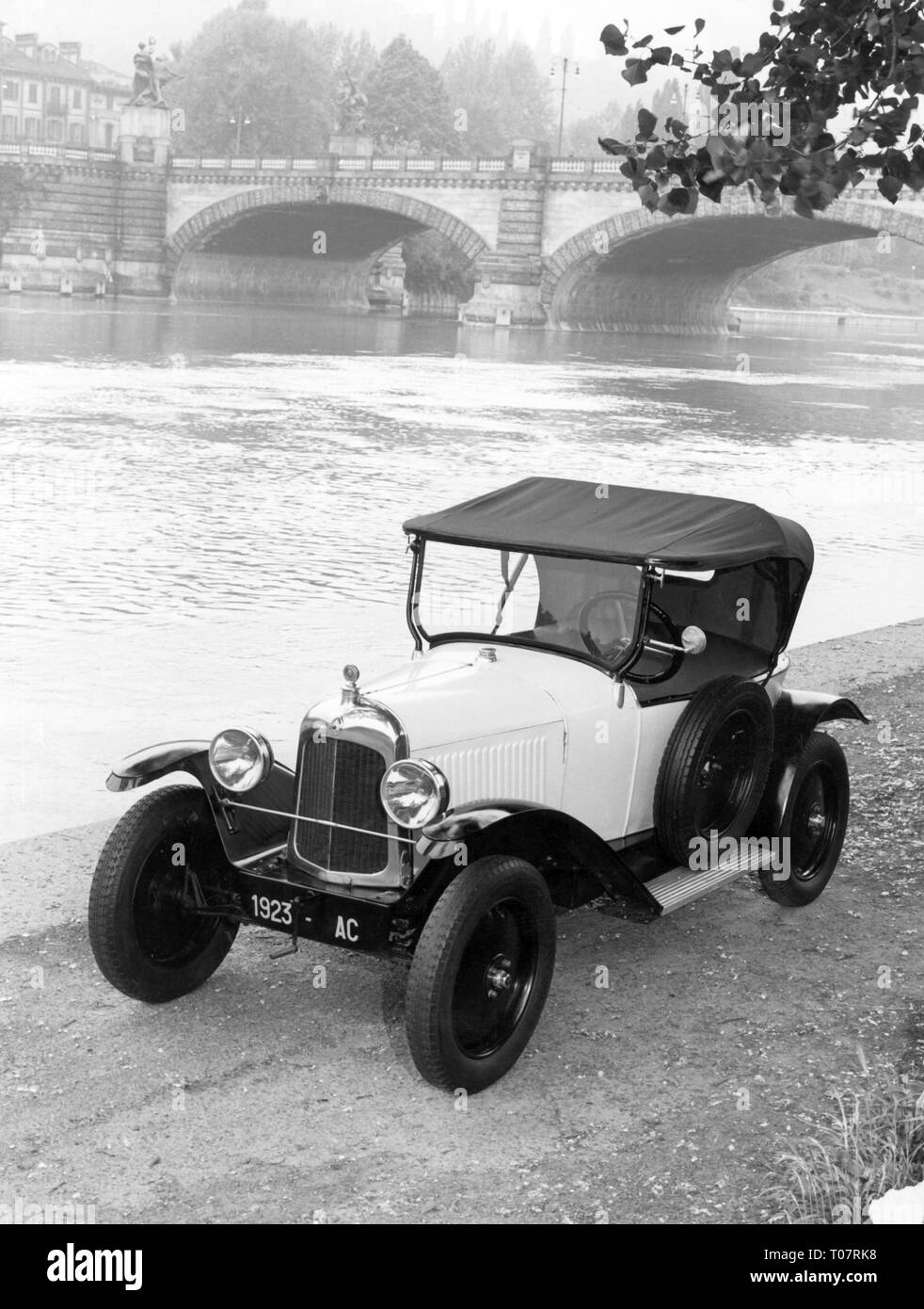 Trasporti / trasporto auto, varianti del veicolo, Citroen tipo C (5 CV), Anno di costruzione: 1923, vista da sinistra davanti, Torino, Italia, sessanta, Additional-Rights-Clearance-Info-Not-Available Foto Stock