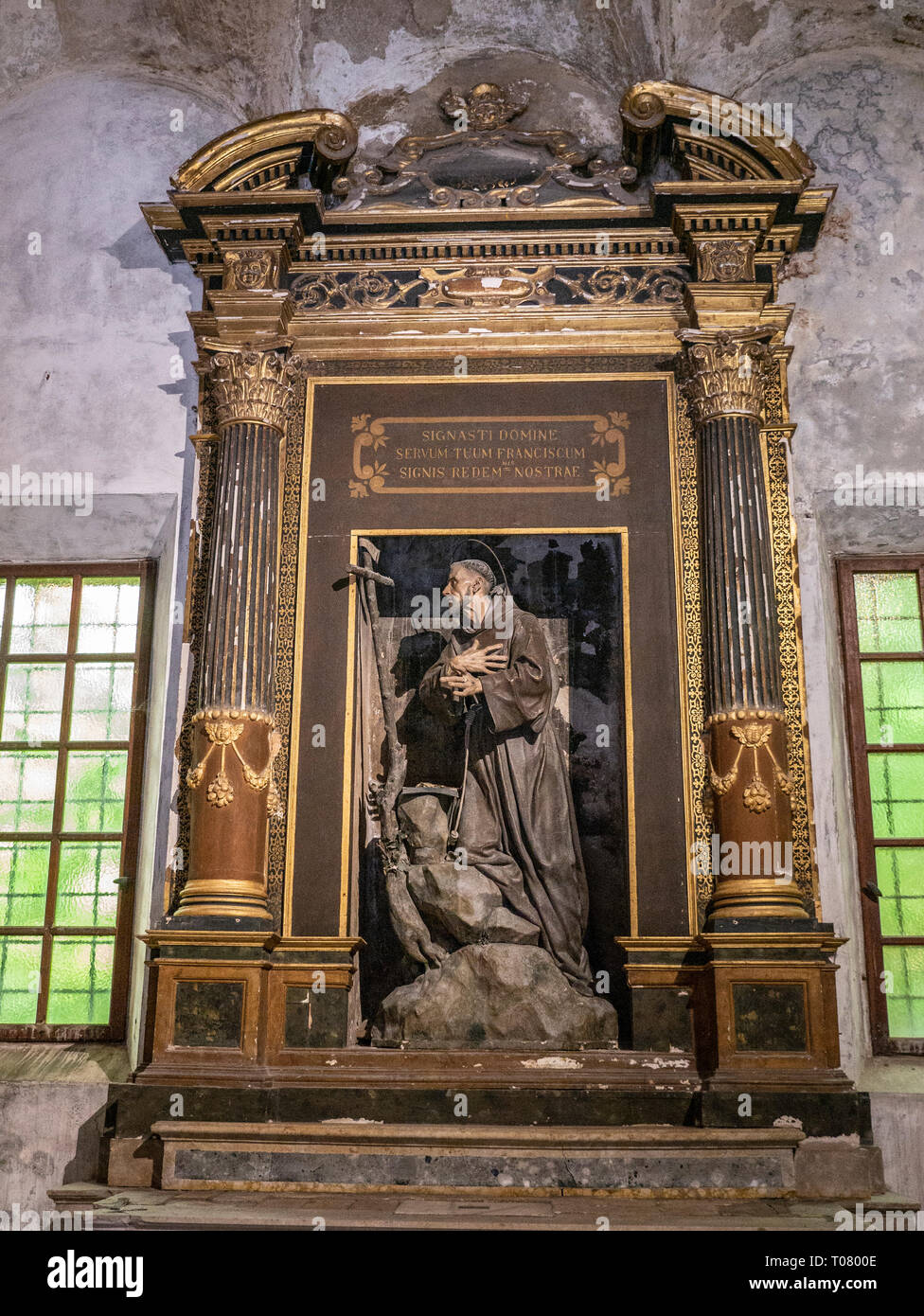 L'Italia, Emilia Romagna, Ravenna, Sant Apollinare Nuovo Basilica, vista interna Foto Stock