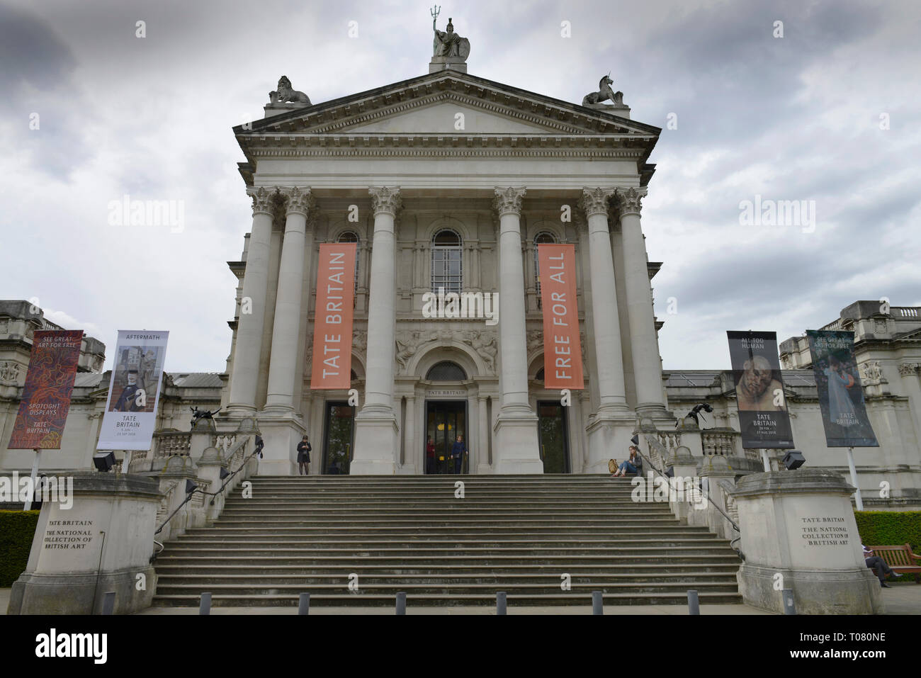 Tate Britain, Millbank, Westminster, Londra, Inghilterra, Grossbritannien Foto Stock