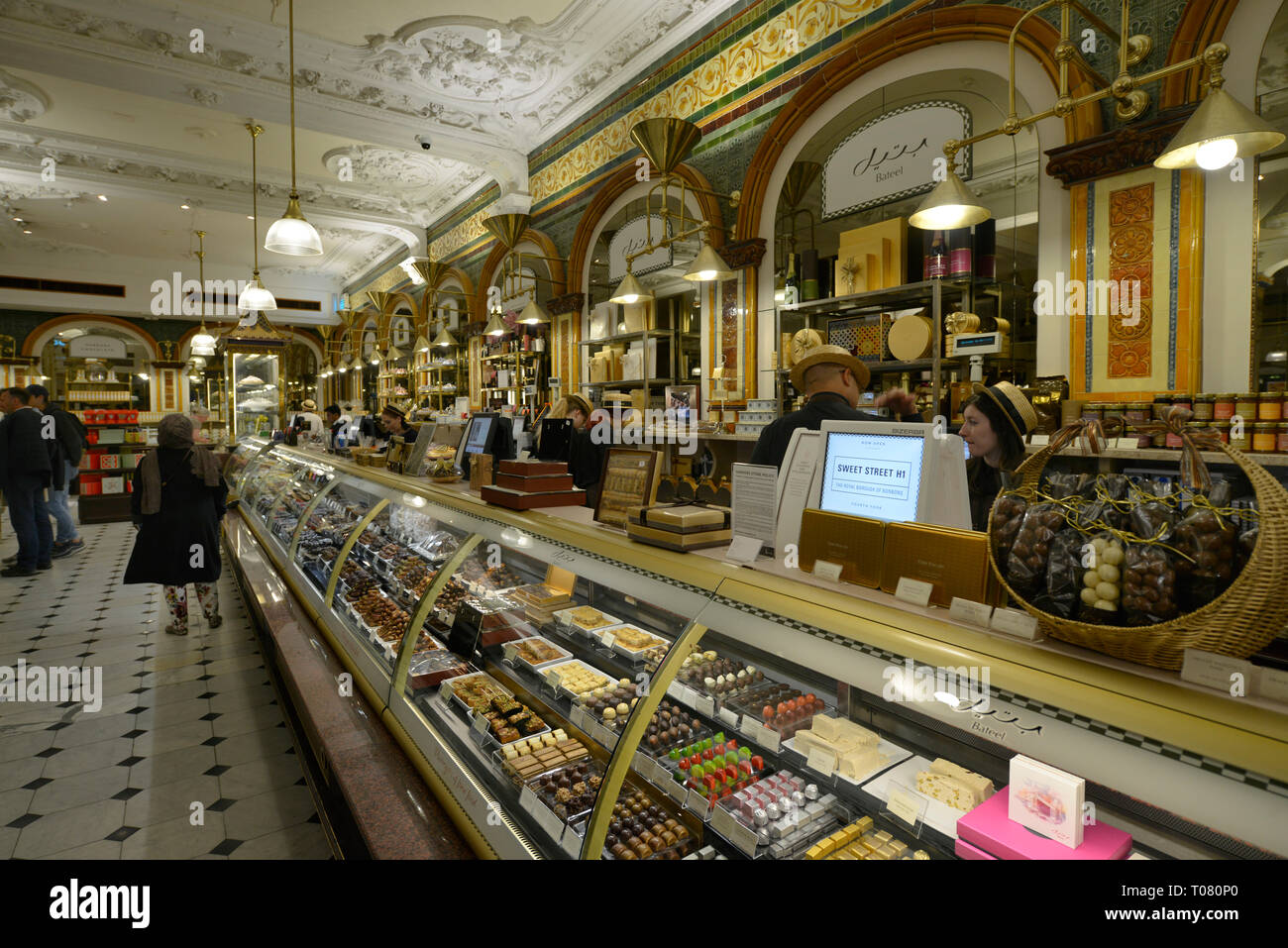 Schokoladen, Kaufhaus Harrods, Brompton Road, Londra, Inghilterra, Grossbritannien Foto Stock