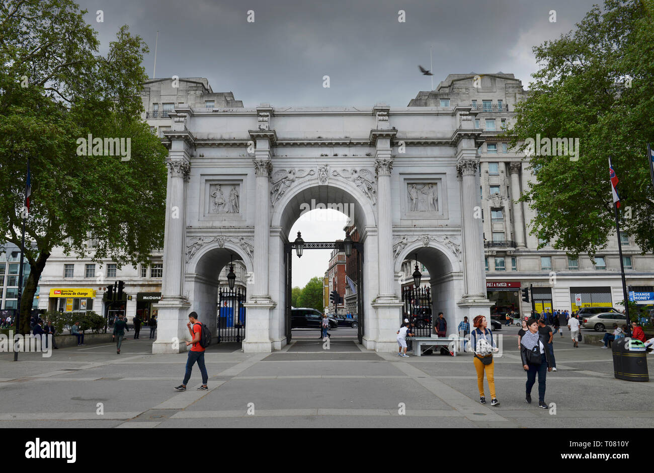 Marble Arch, Londra, Inghilterra, Grossbritannien Foto Stock