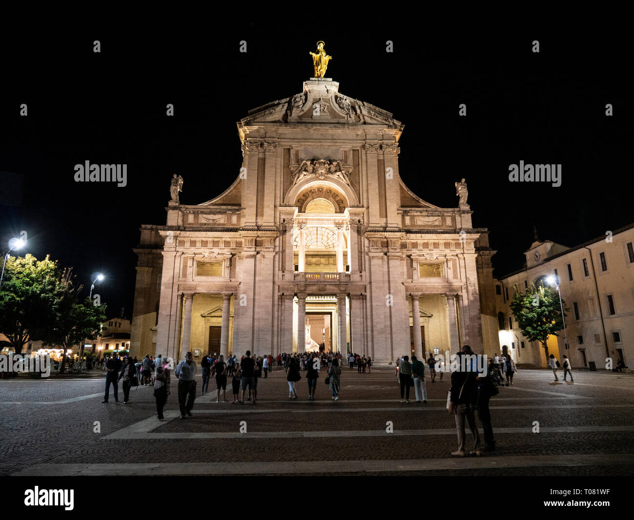 Basilica chiesa di santa maria degli angeli immagini e fotografie stock