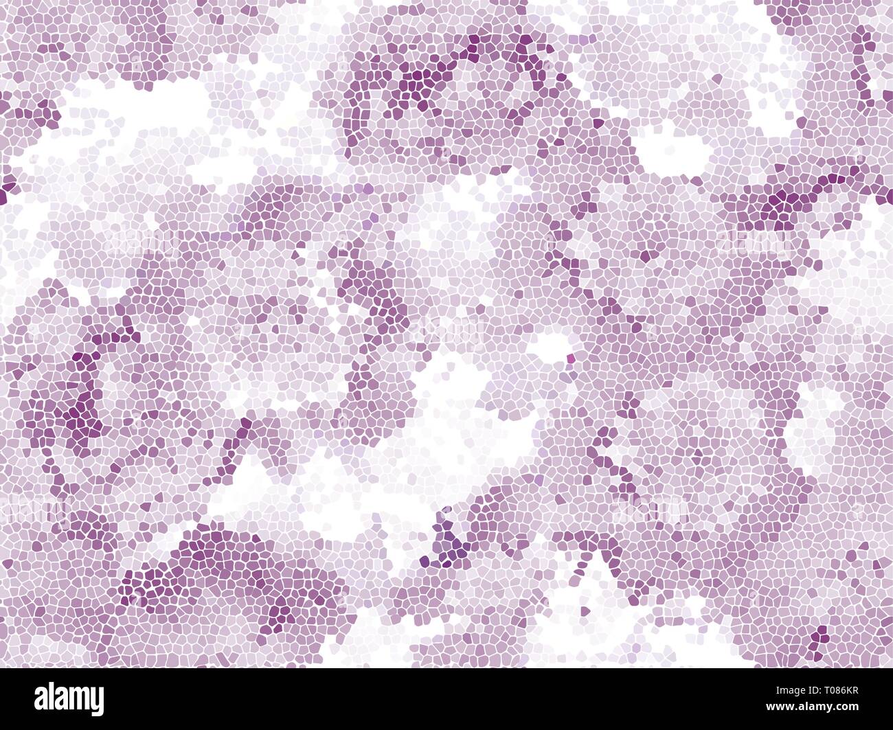 Seamless peonia mosaico. Fiore rosa pattern, colori pastello Illustrazione Vettoriale