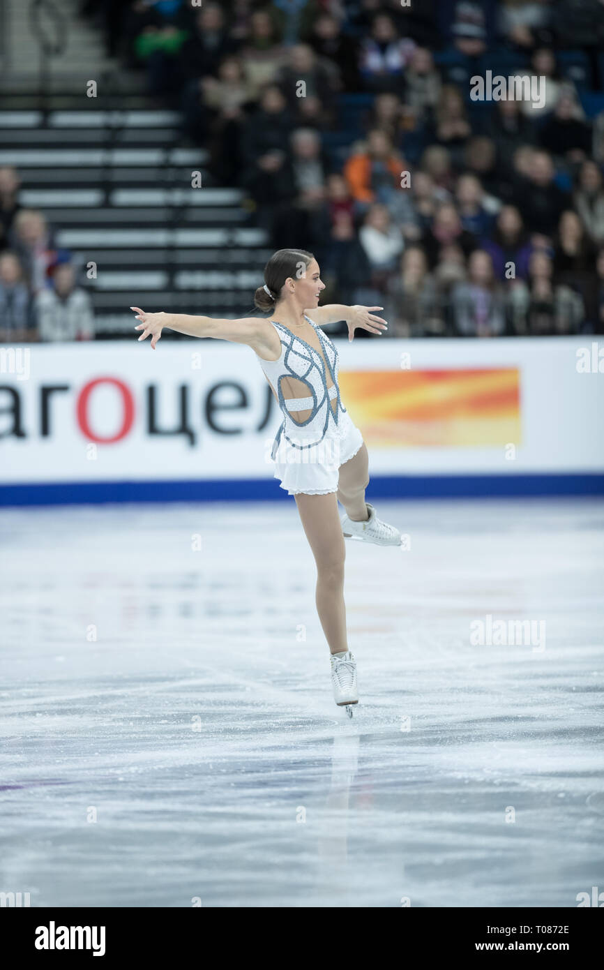 Natascia Mckay dalla Gran Bretagna durante 2019 campionati europei Foto Stock