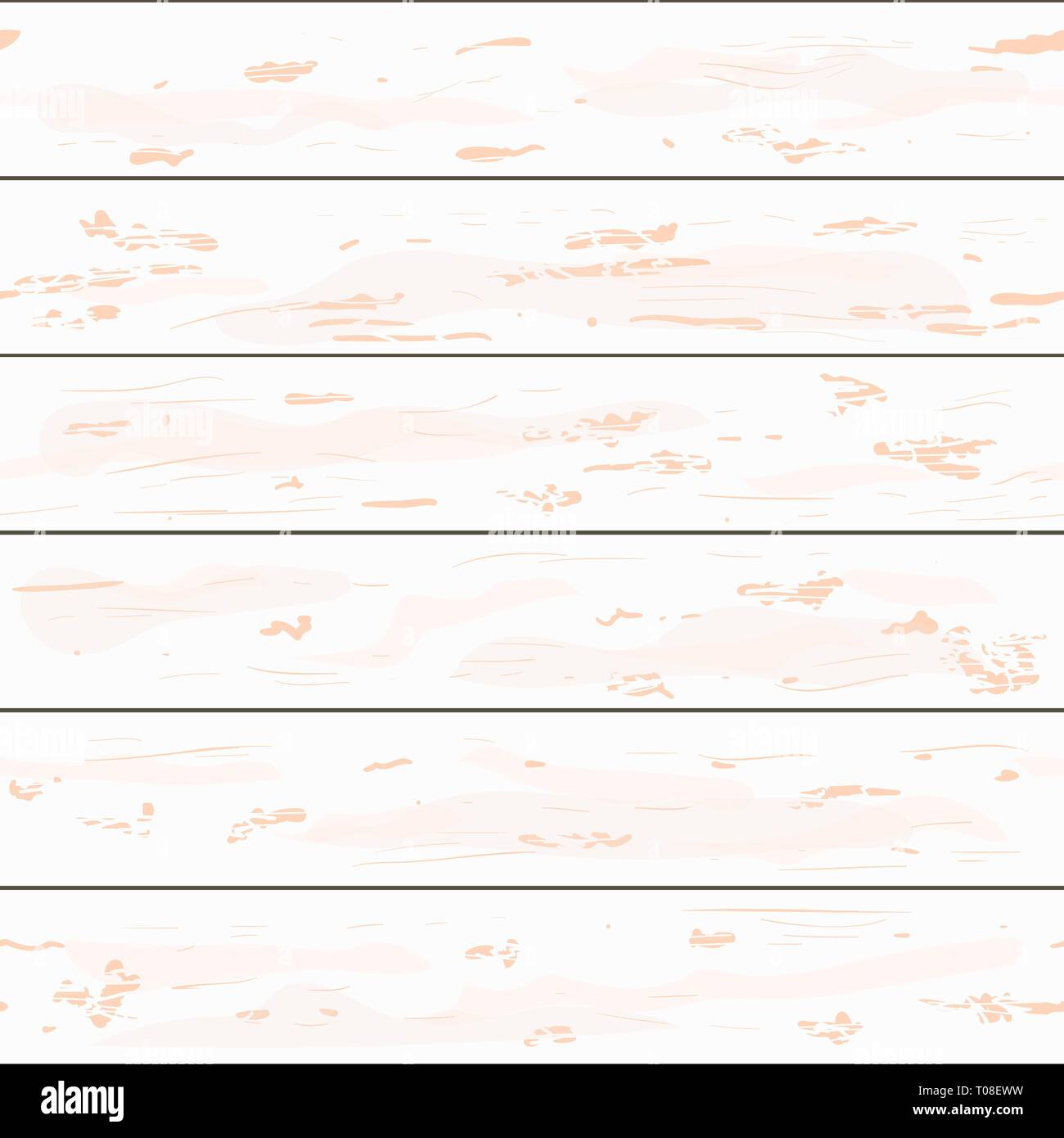 Texture di legno dello sfondo. Legno bianco shabby plance sfondo, weathered vista superiore Illustrazione Vettoriale