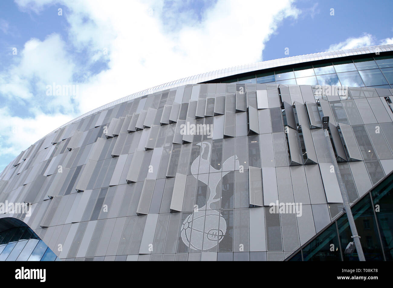 Londra, Inghilterra, 18 marzo una vista generale del Tottenham Hotspur del nuovo stadio nel nord di Londra, il 18 marzo 2019 Azione di Credito Foto Sport Foto Stock