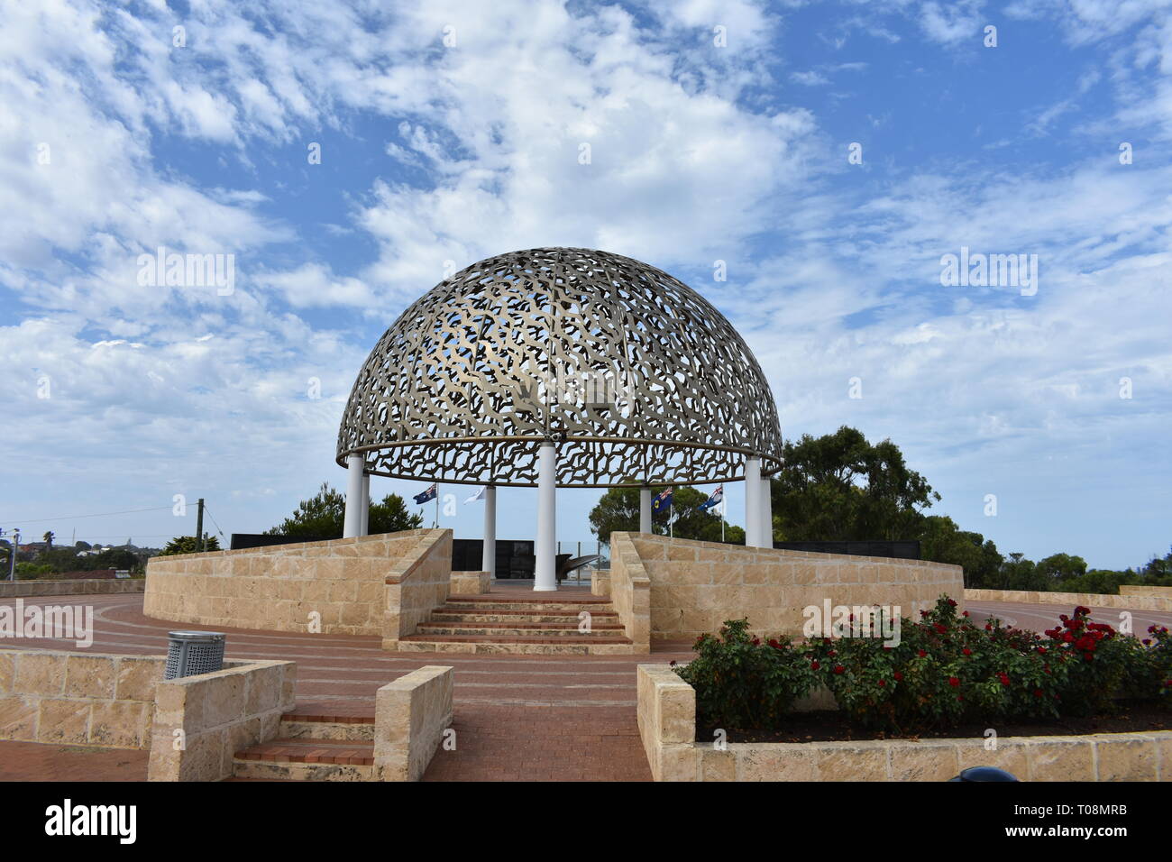 Cupola di anime a HMMAS Sydney II memorial geraldton Foto Stock