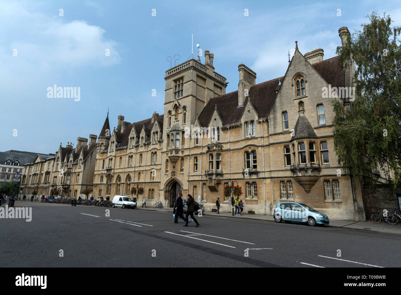 Balliol College in Broad Street, Oxford, Oxfordshire,la Gran Bretagna Foto Stock