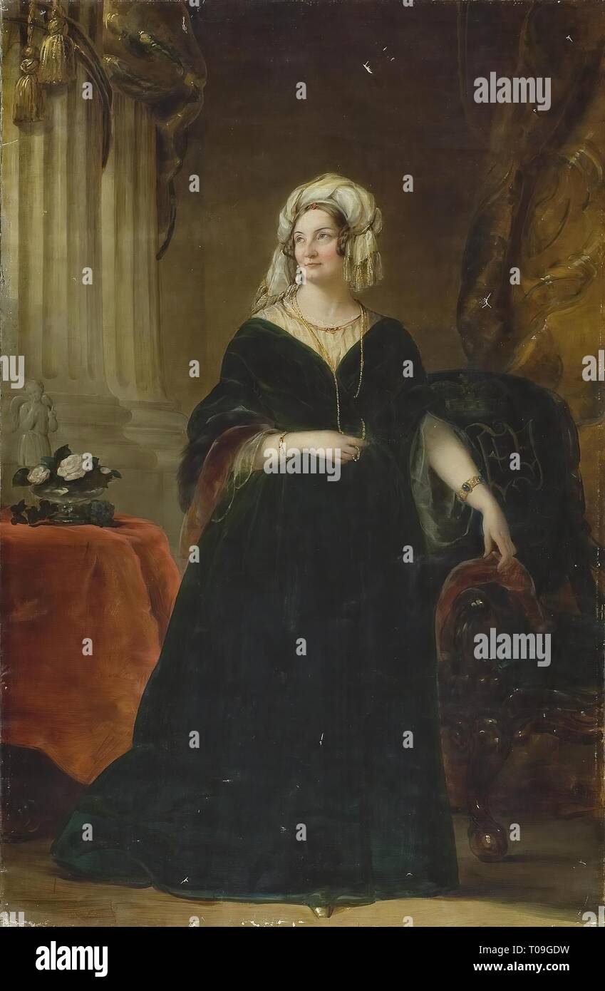 " Ritratto di Principessa Tatyana V. Yusupova (1767-1841)". 1841. Dimensioni: 231,2x148,3 cm. Museo: Membro Hermitage di San Pietroburgo. Autore: CHRISTINA ROBERTSON. Foto Stock