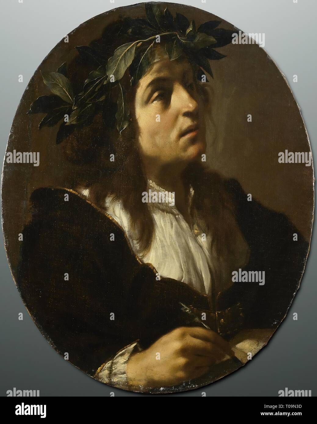 " Ritratto di un poeta'. Circa 1640. Dimensioni: 60,5x50 cm. Museo: Membro Hermitage di San Pietroburgo. Autore: FRANCESCO DEL CAIRO. Foto Stock