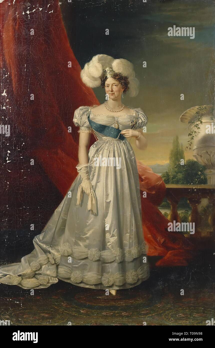 " Ritratto di Empress Dowager Maria Feodorovna'. Seconda metà del 1820s. Museo: Membro Hermitage di San Pietroburgo. Autore: George Dawe (? ). George Dawe. Foto Stock