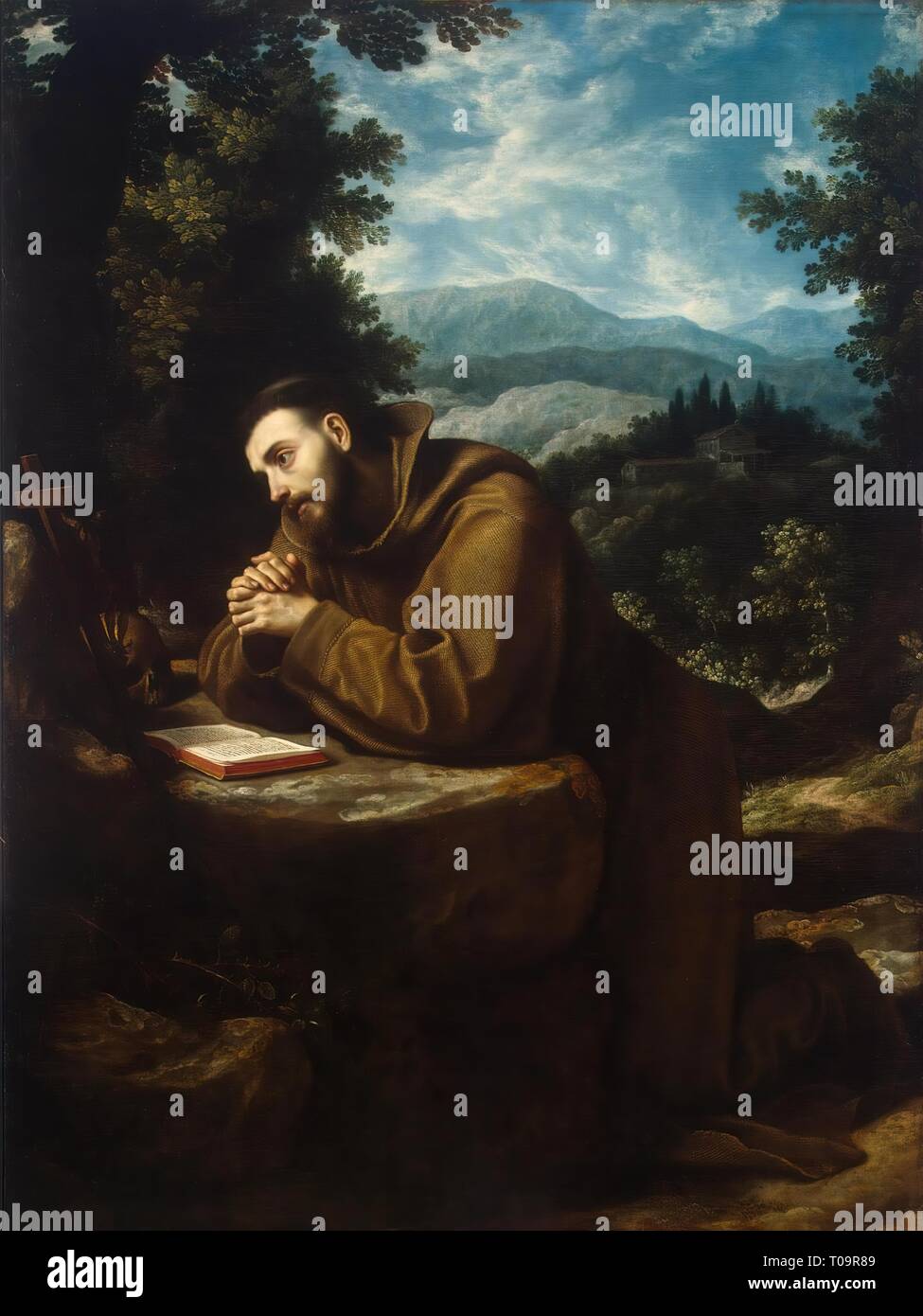 'St Francesco". L'Italia, tardi 1590s. Dimensioni: 198x147 cm. Museo: Membro Hermitage di San Pietroburgo. Autore: Cigoli (Lodovico Cardi). Foto Stock