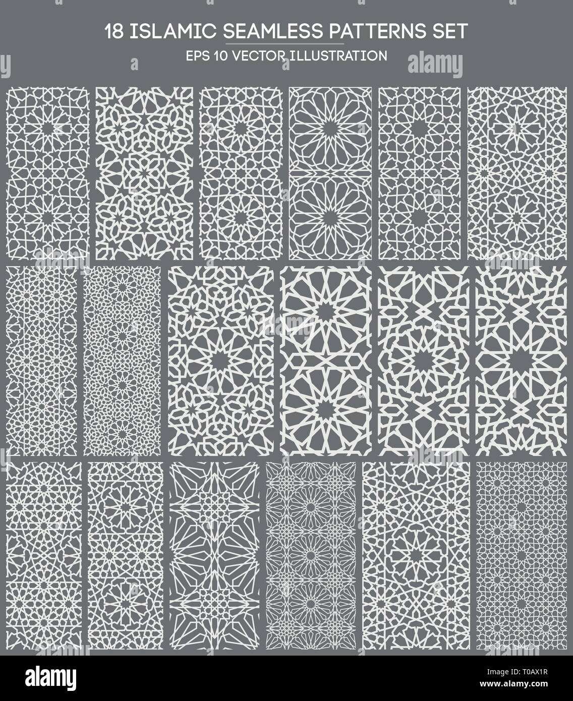 Ornamento islamica , vettore motiff persiano . 3d il ramadan round islamico gli elementi di configurazione di . Geometriche ornamentali circolare arabo vettore simbolo . Oro Illustrazione Vettoriale