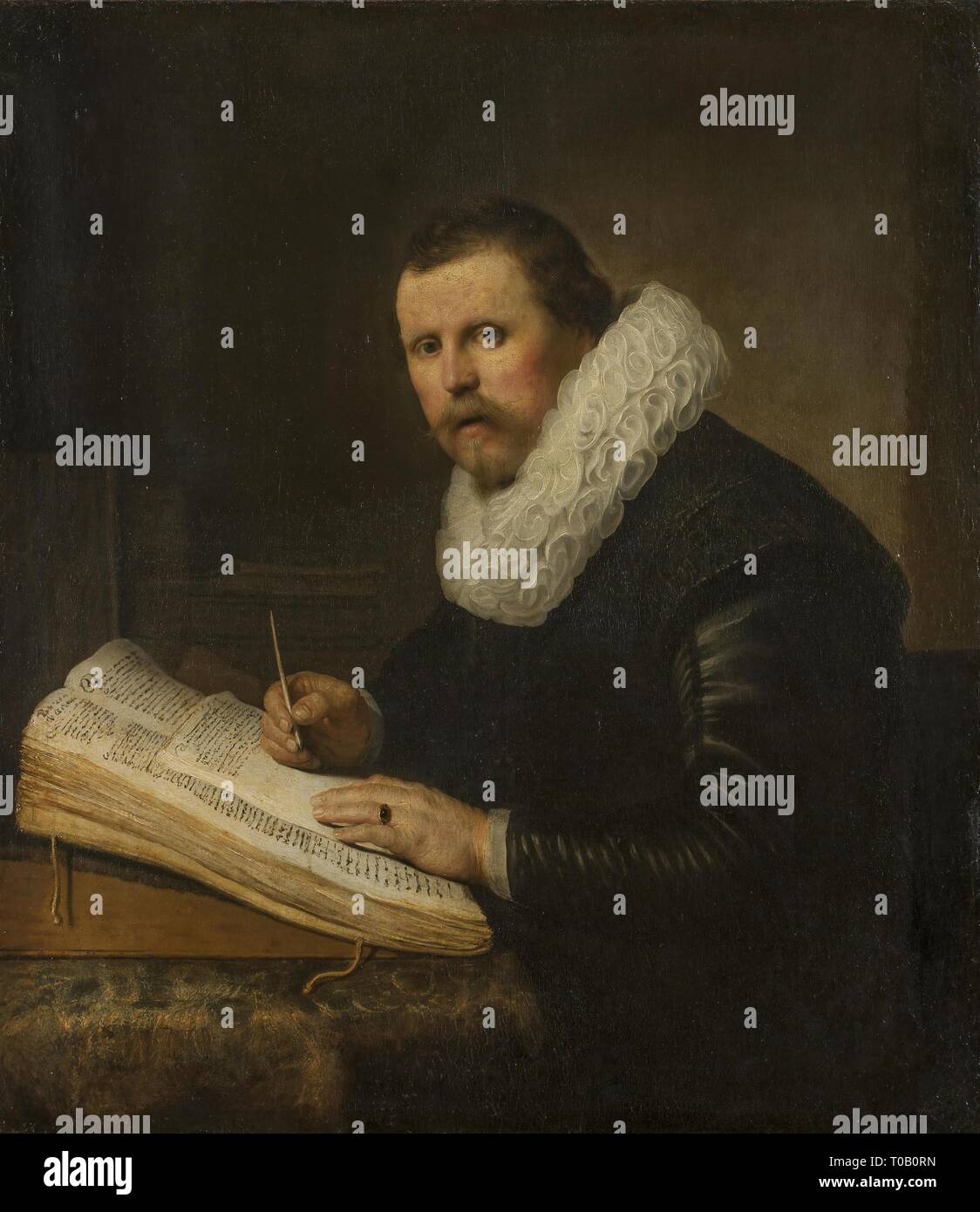 " Ritratto di uno studioso'. Olanda, 1631. Dimensioni: 104,5x92 cm. Museo: Membro Hermitage di San Pietroburgo. Autore: REMBRANDT HARMENSZ. VAN RIJN. HARMENSZOON Rembrandt van Rijn. Rembrandt van Rhijn. Foto Stock