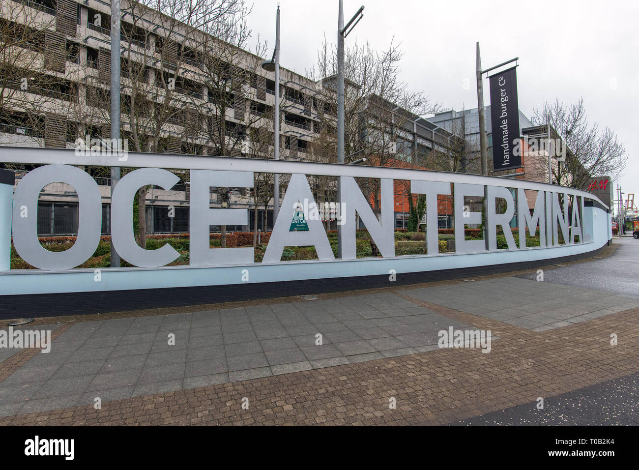 Cala Case, Ocean Terminal, Operations Manager John Tucker Foto Stock