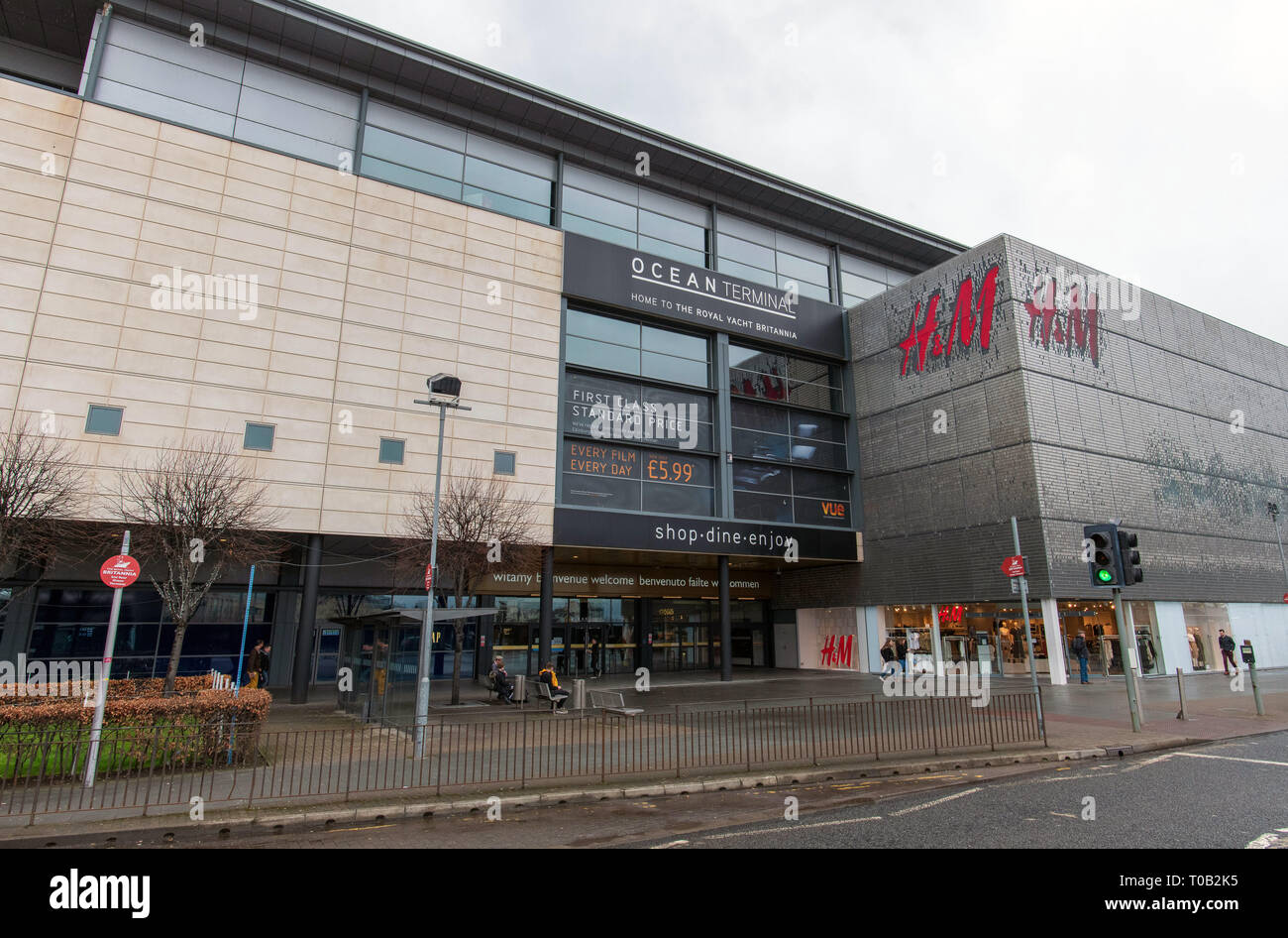 Cala Case, Ocean Terminal, Operations Manager John Tucker Foto Stock