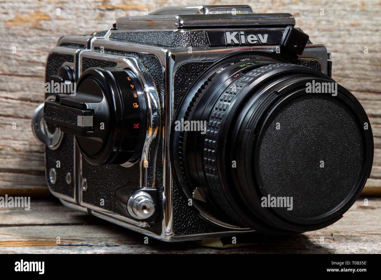 Medio formato pellicola di Kiev fotocamera Foto Stock