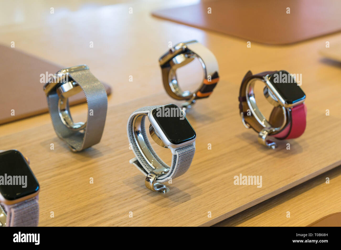 Apple Visitor Center di Cupertino, California Foto Stock