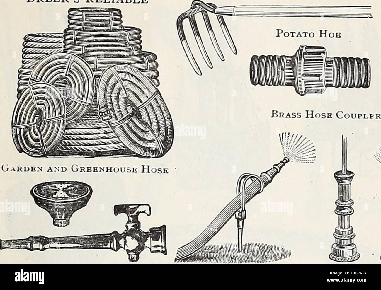Dreer's garden prenota 1921 (1921) Dreer's garden prenota 1921 dreersgardenbook1921henr Anno: 1921 HEWADRfER-PHILADELPHIAJ'A REQUISITI OARDEM 199 DREER affidabile del giardino e il campo di combinazione Le Zappe di tubo flessibile di ugello terminale porta ugello Gfm Nozzi.e Dreer affidabile e giardino verde flessibile di casa |in., per ft., 18c. ' ' 20c. Riverton stampato,i.,per ft.,20c. ' ' 4 ' 23c. Chicago elettrico, fin.. Il tubo flessibile di gomma di qualità Extra. .. Filo sottile avvolto... ' ' 22c. Ugelli tubo flessibile. Boston, grossolana o fine, $1.00; pesante, $1.25; Boss, $1.00; Gem, 90 cts.; ottone combinazione, rose e flusso.$1 50 tubo flessibile porta ugello. Foto Stock