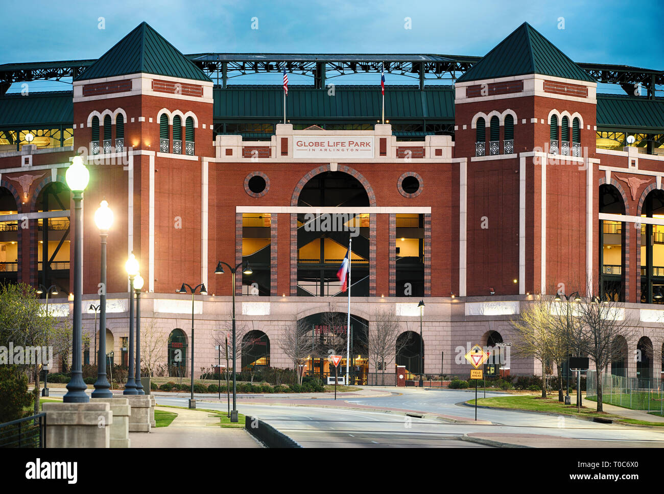 Globe Life Park Rangers di Texas 032919 Foto Stock