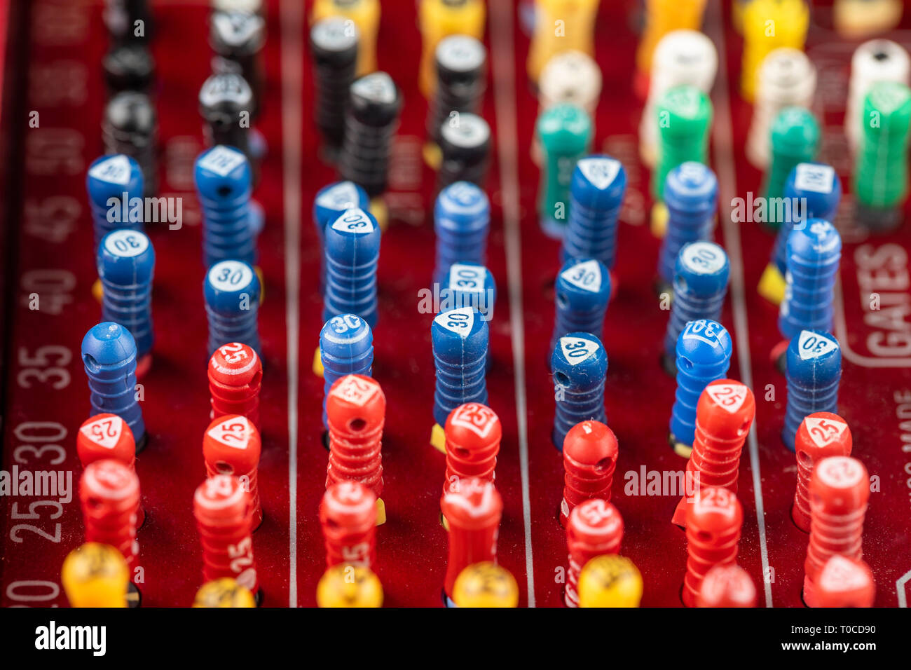 Rooth dentale canal pulizia degli attrezzi, mano Protapers, gambo di canale di radice di file a mano Foto Stock