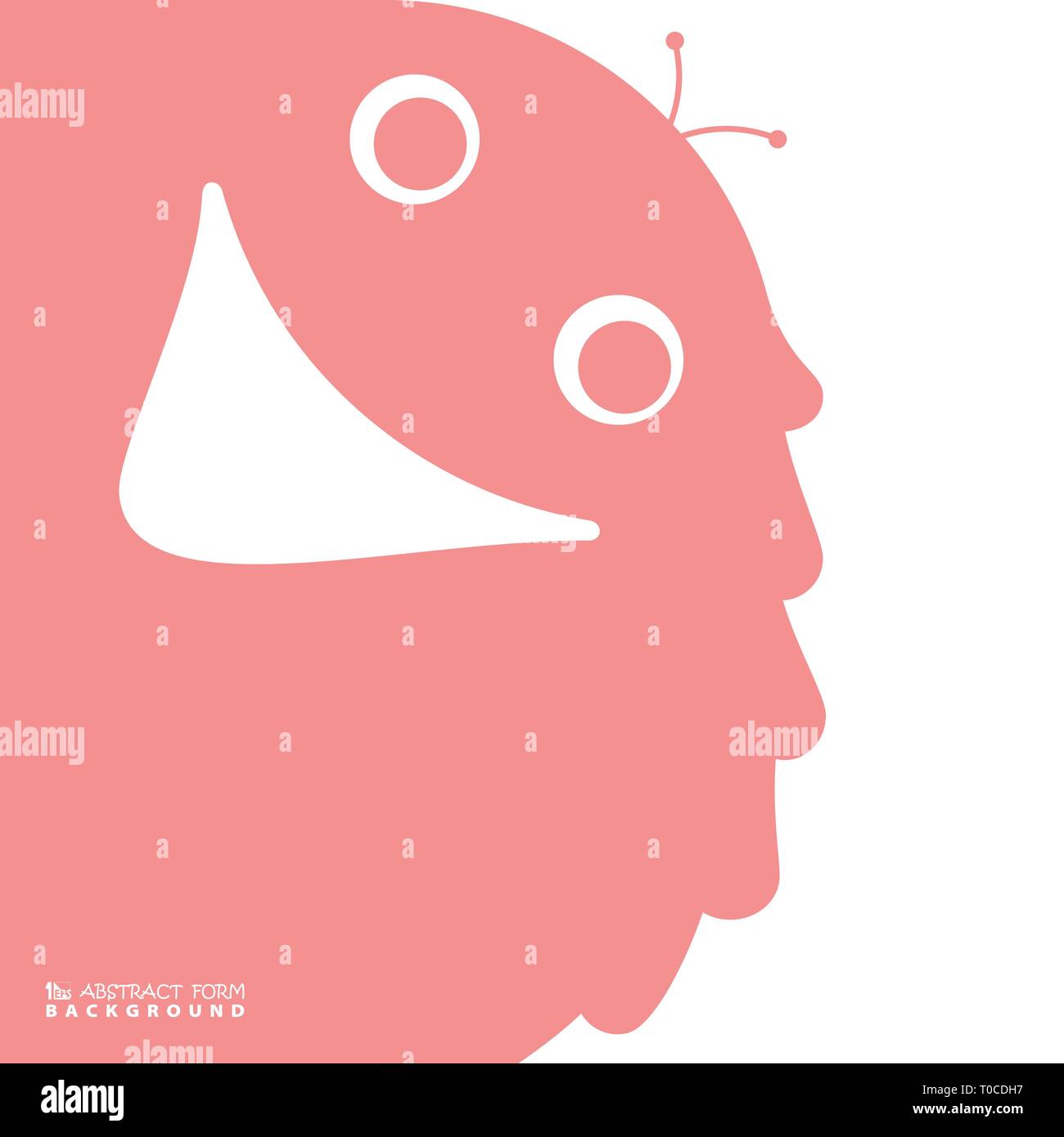 Abstract rosa corallo vivente background in Cartoon carino. È possibile utilizzare per bambini illustrazioni, poster, coperchio. illustrazione eps vettoriali10 Illustrazione Vettoriale