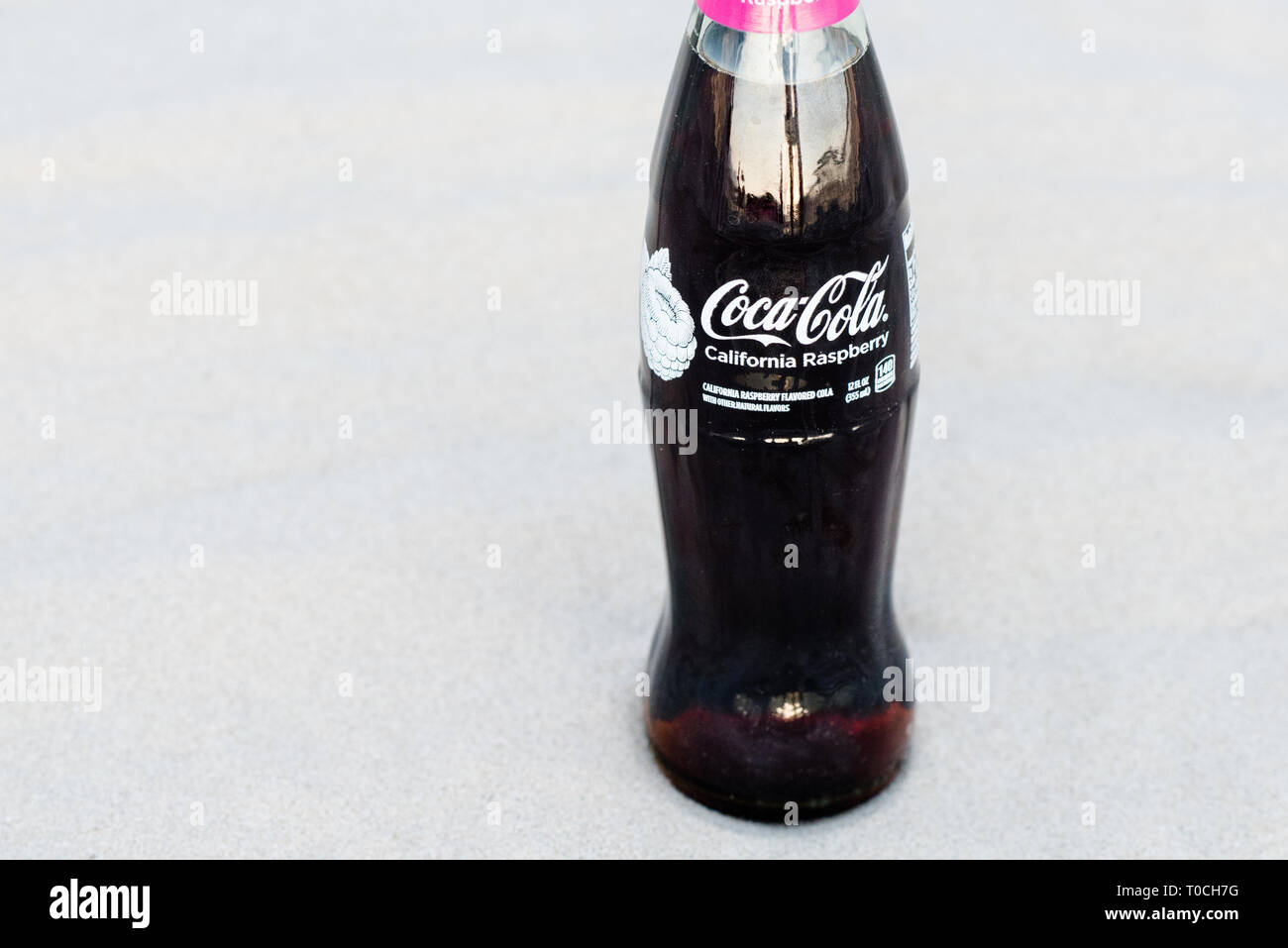 California Lampone Coca Cola. Foto Stock