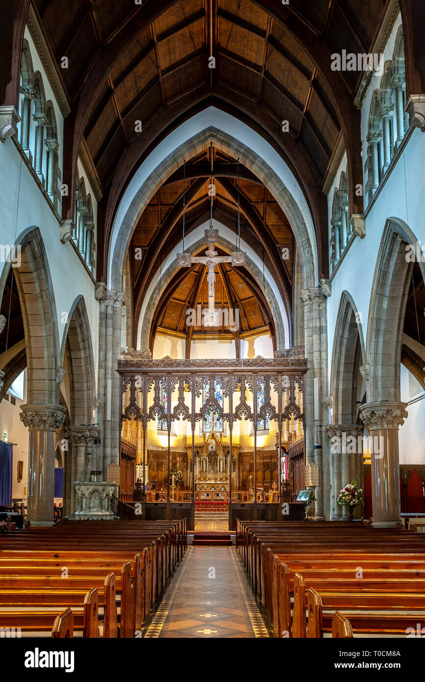 Navata, St Andrews Cathedral, Inverness, Scotland, Regno Unito Foto Stock