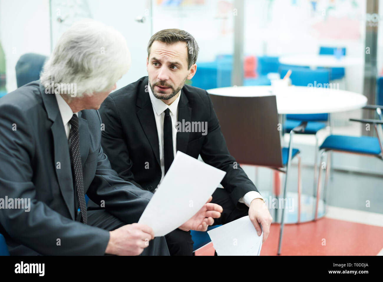 Imprenditori matura al lavoro Foto Stock