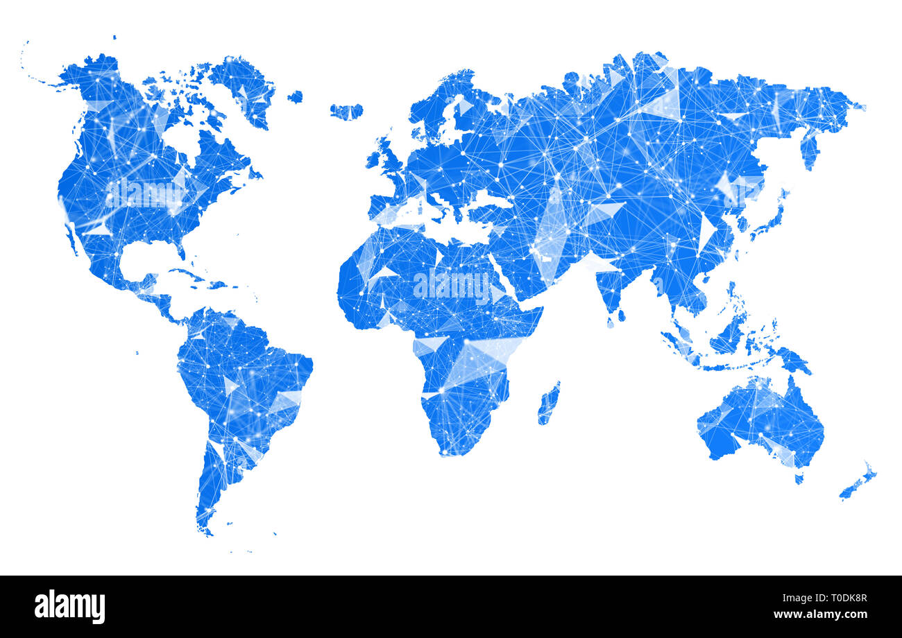 Poligono, design del plesso Foto Stock