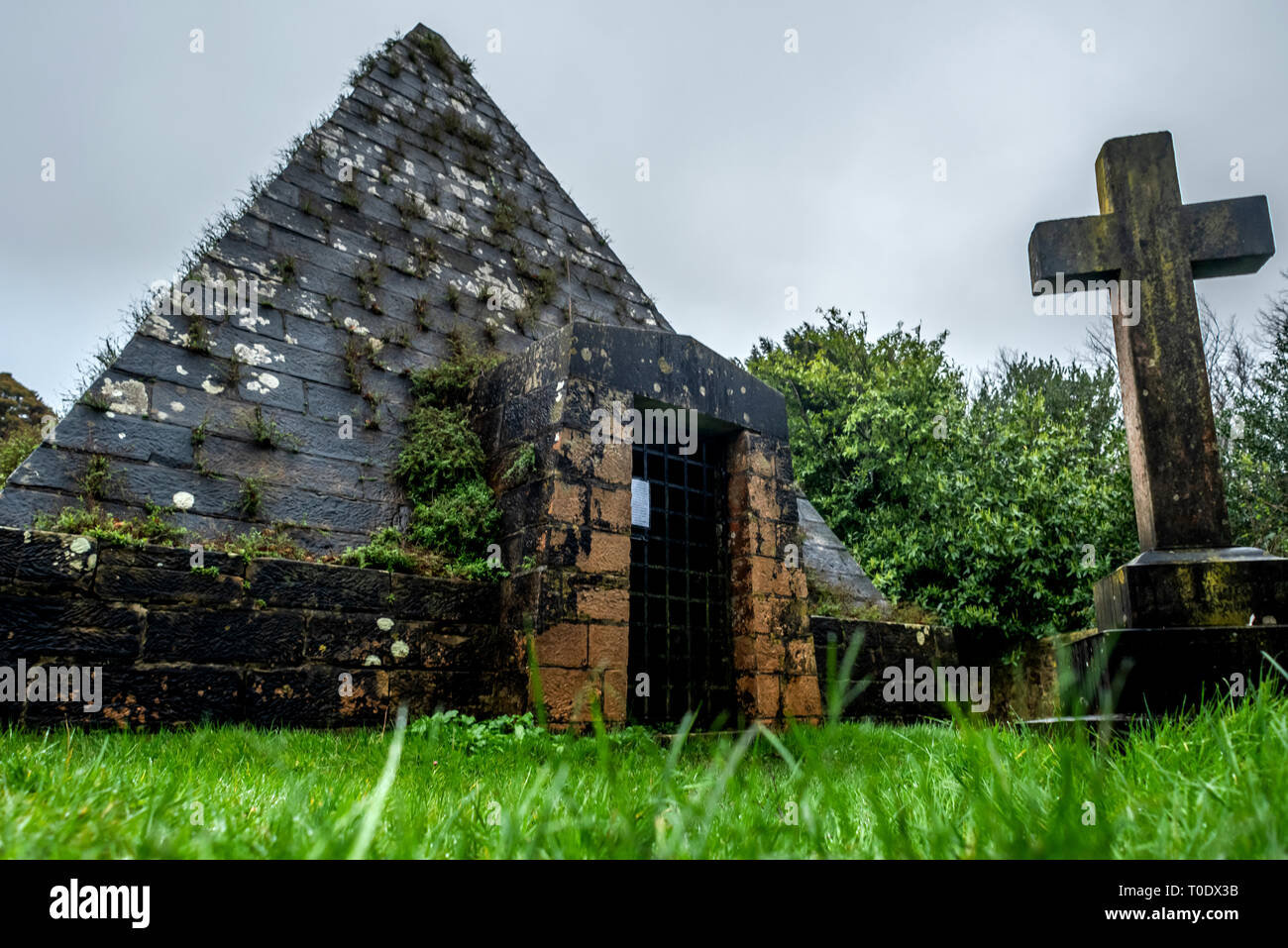 La piramide di Mad Jack Fuller, Brightling, East Sussex Foto Stock