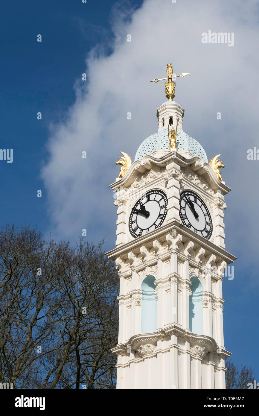 Oakwood clock tower, Oakwood, Leeds, West Yorkshire, Inghilterra, Regno Unito Foto Stock