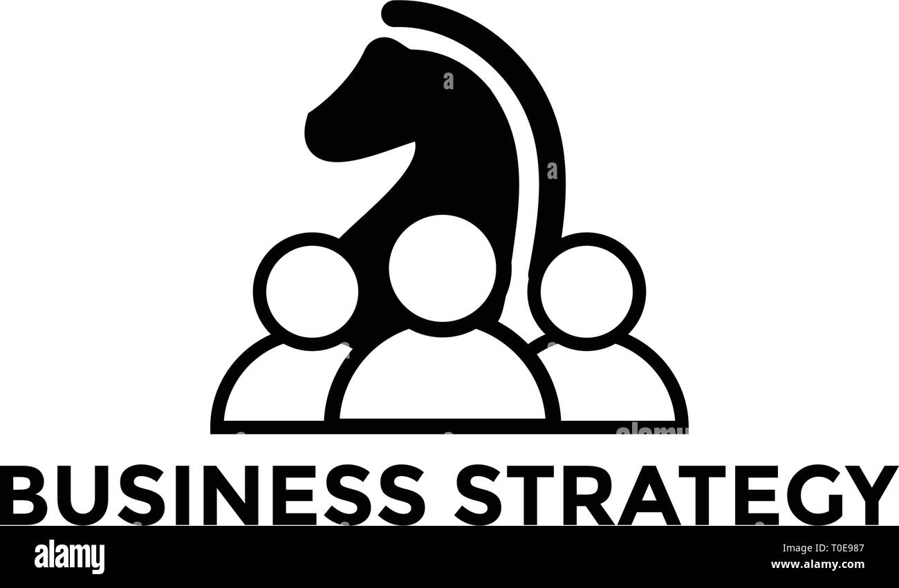 Strategia di business graphic design template illustrazione vettoriale Illustrazione Vettoriale