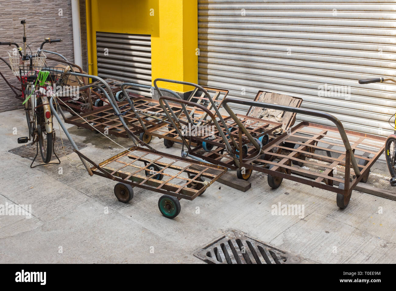 Bike trailers immagini e fotografie stock ad alta risoluzione - Alamy